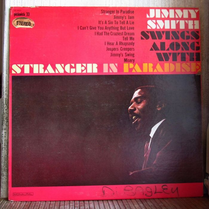 Платівка Джиммі Сміт | Jimmy Smith – Swings Along With Stranger In Paradise