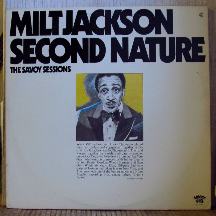 Платівка Мілт Джексон | Milt Jackson – Second Nature