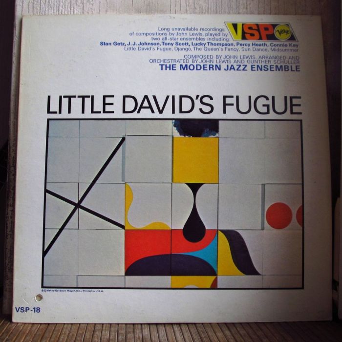 Платівка Зе Модерн Джаз Ансамбел| The Modern Jazz Ensemble – Little David's Fugue