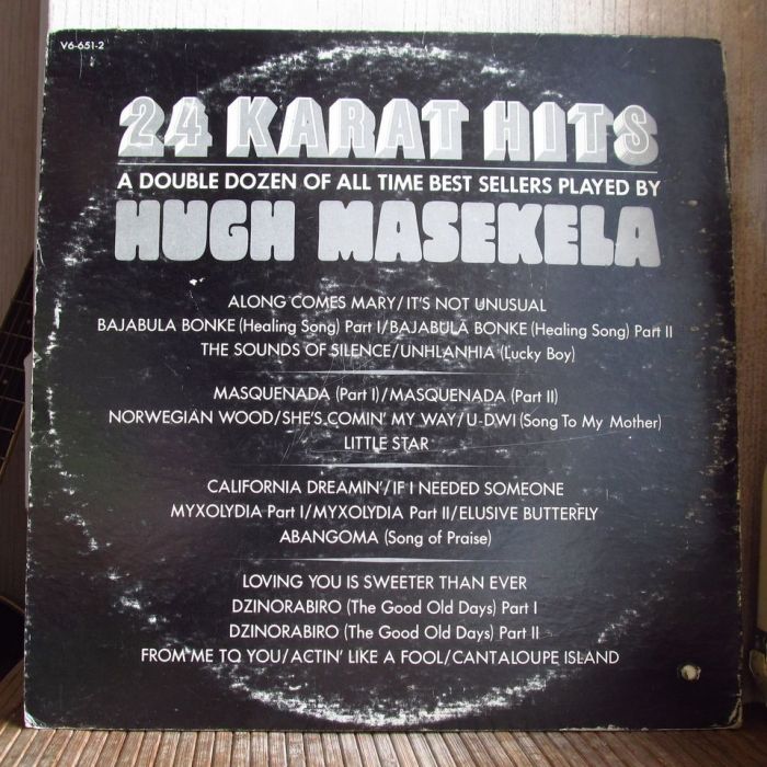 Платівка Г’ю Рамаполо Масекела | Hugh Masekela – 24 Karat Hits