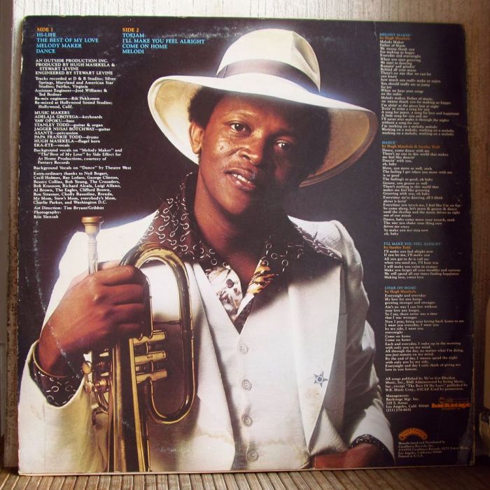 Платівка Масекела | Masekela – Melody Maker