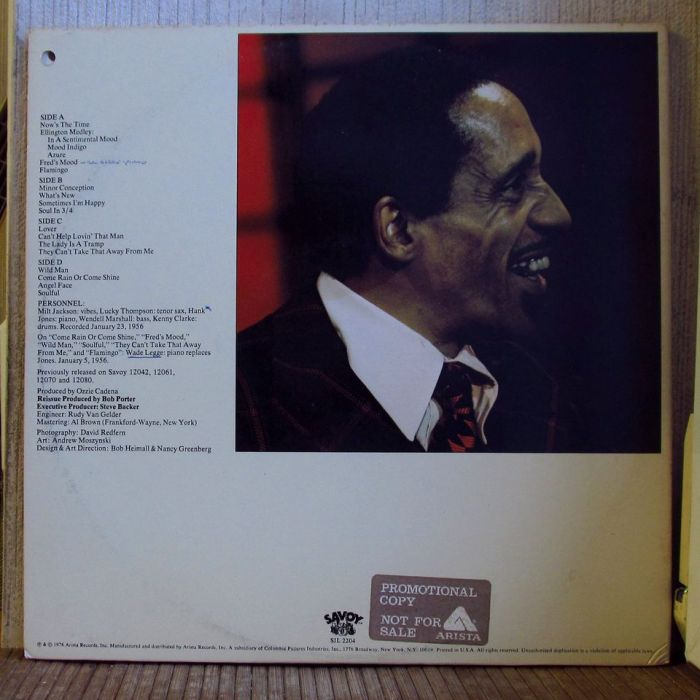 Платівка Мілт Джексон | Milt Jackson – Second Nature