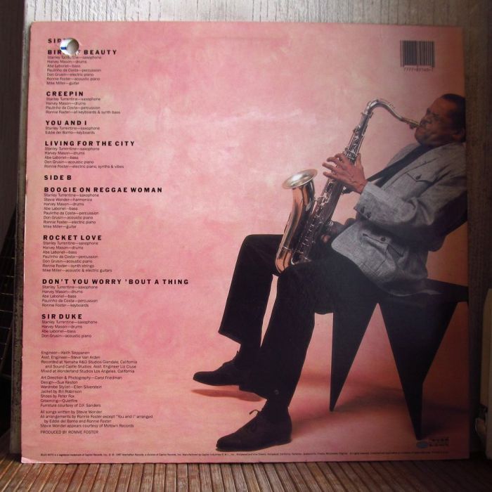 Платівка Стенлі Террентайн | Stanley Turrentine – Wonderland (Stanley Turrentine Plays The Music Of Stevie Wonder)