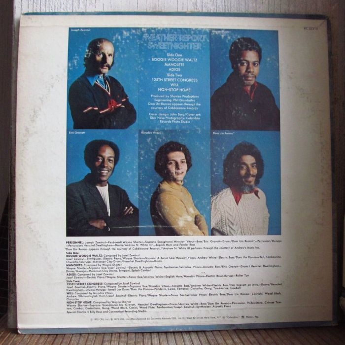 Платівка Везер Репот | Weather Report – Sweetnighter