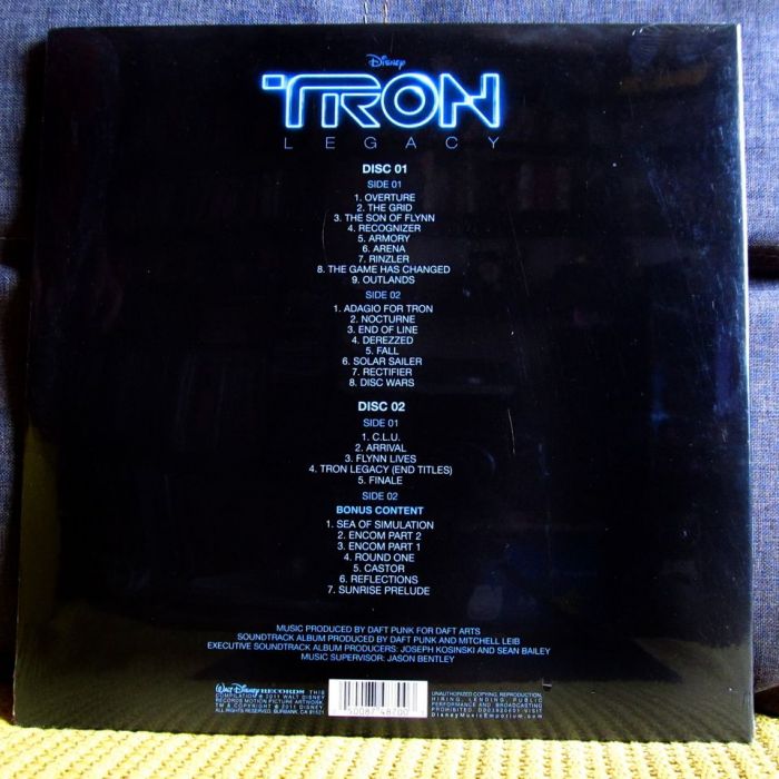 Платівка Дафт Панк | Daft Punk – TRON: Legacy (Motion Picture Soundtrack) (Limited Edition 2LP Blue & Clear Vinyl)