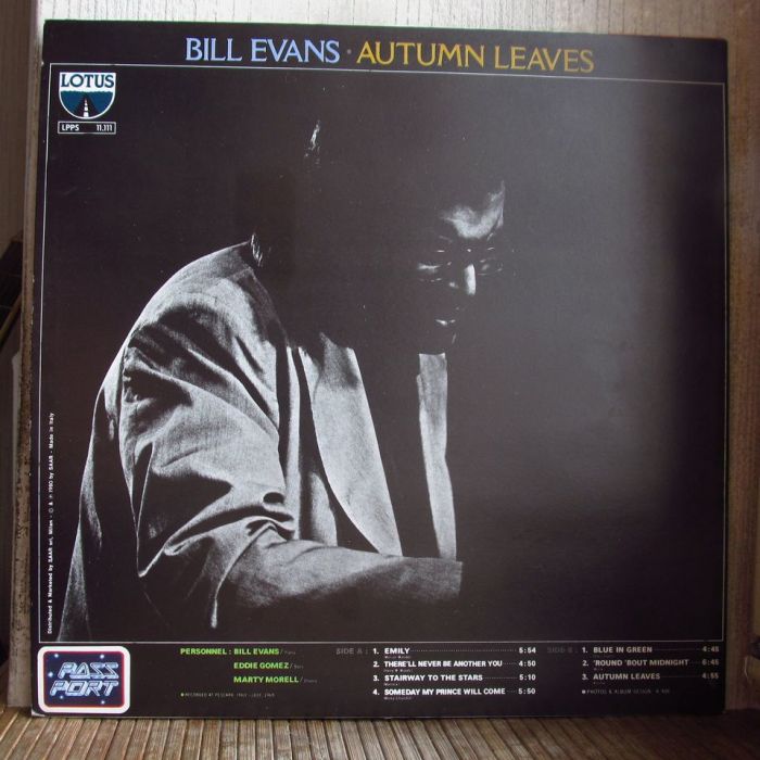 Платівка Біл Еванс | Bill Evans – Autumn Leaves