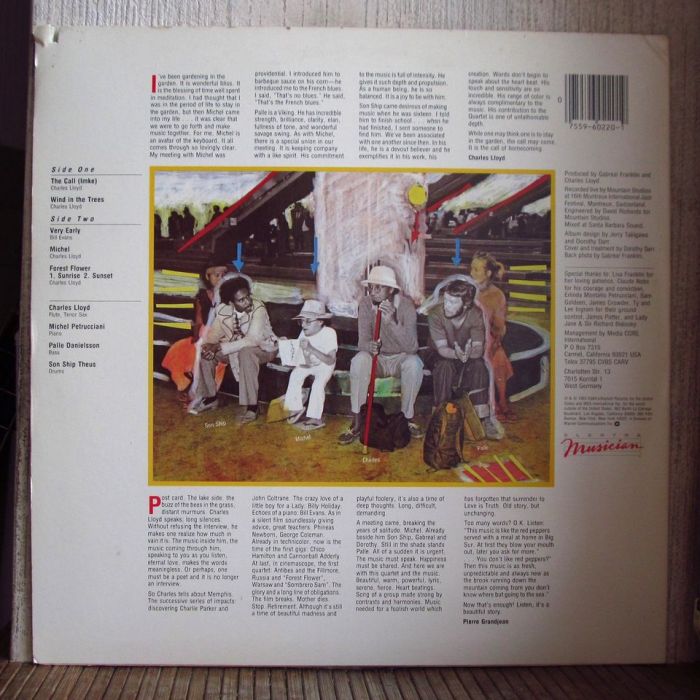 Платівка Чарльз Ллойд Квартет | Charles Lloyd Quartet - Montreux 82
