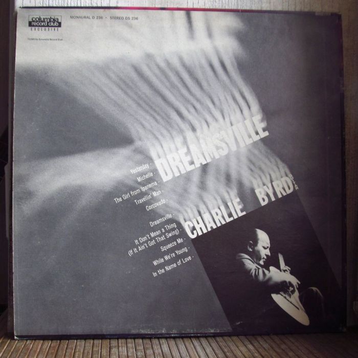 Платівка Чарлі Берд | Charlie Byrd – Dreamsville