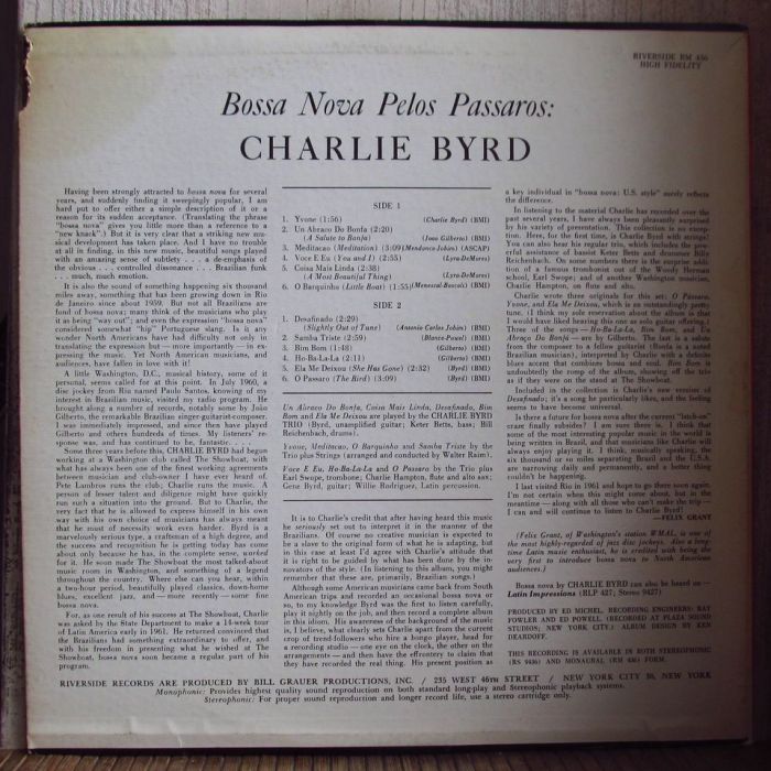 Платівка Чарлі Берд | Charlie Byrd – Bossa Nova Pelos Passaros