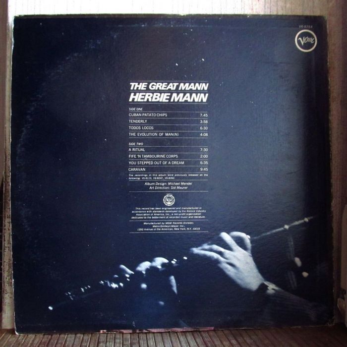 Платівка Гербі Манн | Herbie Mann – The Great Mann