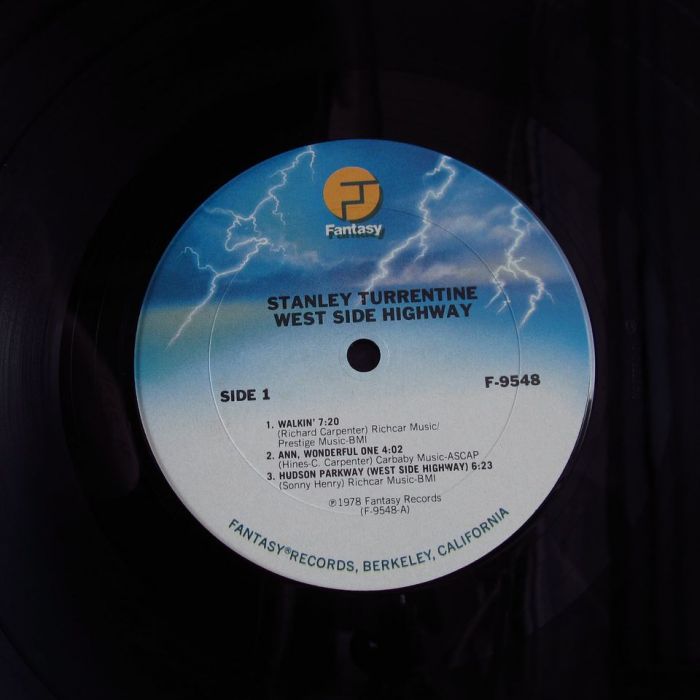 Платівка Стенлі Террентайн | Stanley Turrentine – West Side Highway
