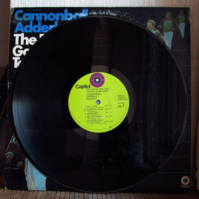 Платівка Кеннонболл Еддерлі Квінтет| Cannonball Adderley Quintet - The Price You Got To Pay To Be Free