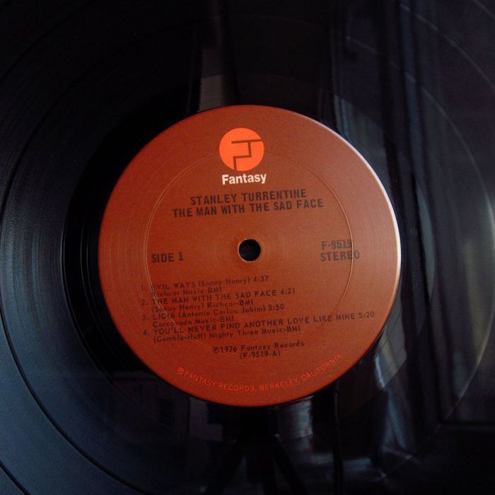 Платівка Стенлі Террентайн |Stanley Turrentine - The Man With The Sad Face