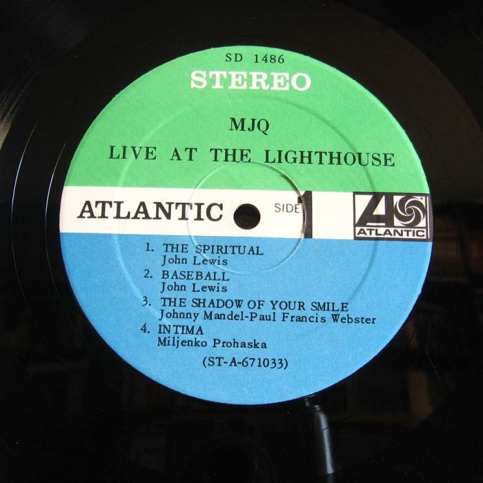 Платівка Модерн Джаз Квартет- | The Modern Jazz Quartet – Live At The Lighthouse