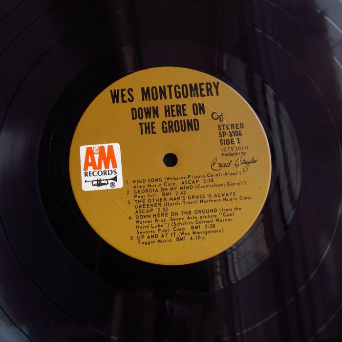 Платівка Вес Монтгомері | Wes Montgomery – Down Here On The Ground