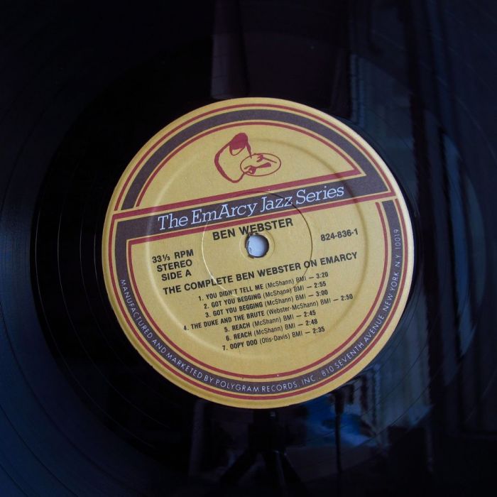 Платівка Бен Вебстер | Ben Webster – The Big Tenor (The Complete Ben Webster On EmArcy)