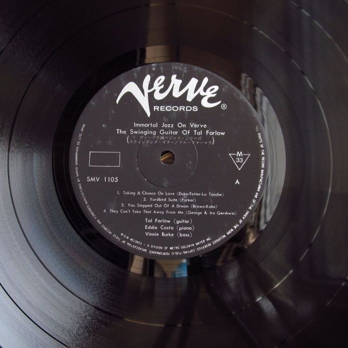 Платівка Тал Фарлоу | Tal Farlow – The Swinging Guitar Of Tal Farlow