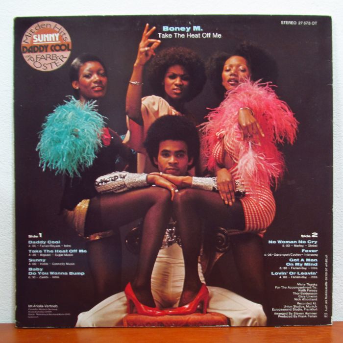 Платівка Боні М |Boney M. - Take The Heat Off Me|Боні М.-Зніміть тепло з мене