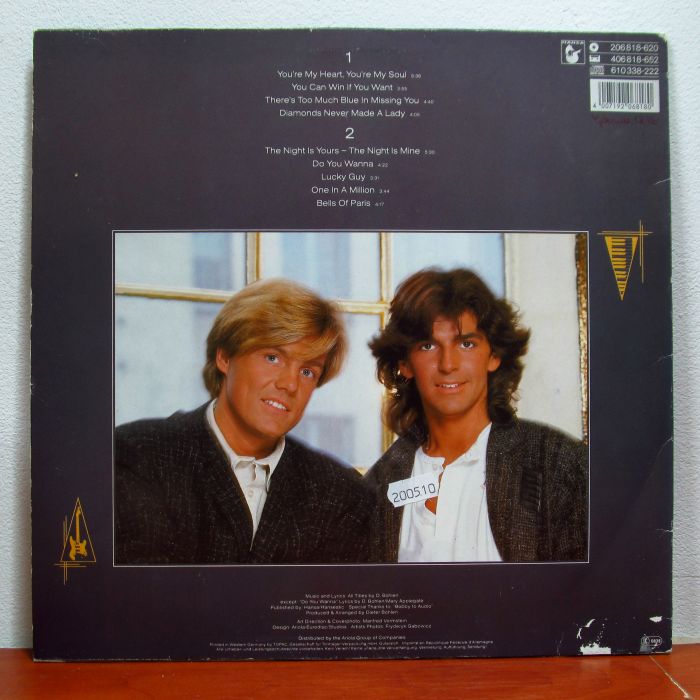 Платівка Модерн Токінг | Modern Talking – The 1st Album (Europe)