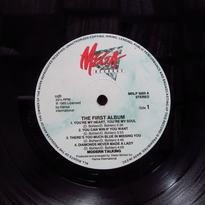 Платівка Модерн Токінг | Modern Talking – The 1st Album (Scandinavia)