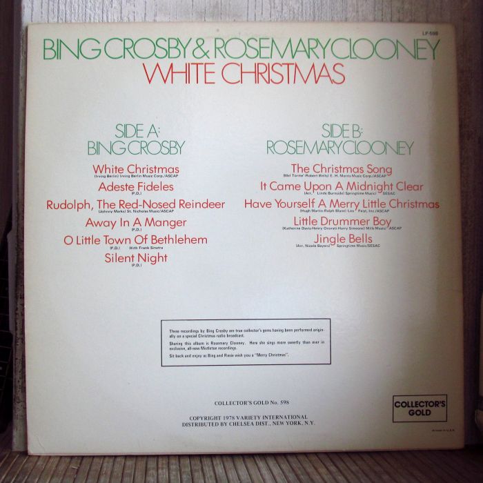 Платівка Бінг Крозбі &Розмарі Клуні - Світле Різдво | Bing Crosby & Rosemary Clooney – White Christmas