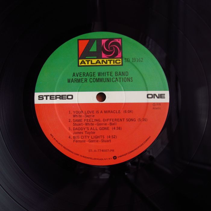 Платівка Аверейдж Вайт Бенд | Average White Band – Warmer Communications