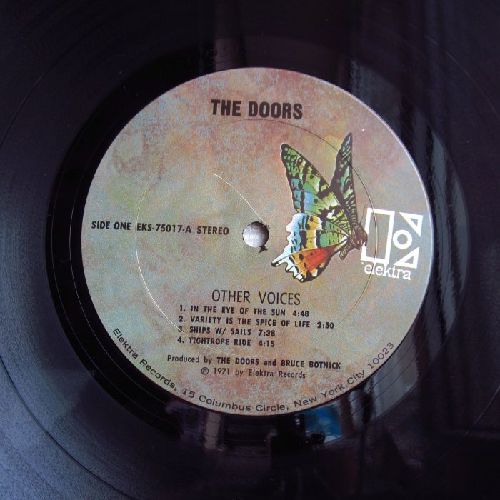 Платівка Дорз | The Doors – Other Voices (USA. 1971)