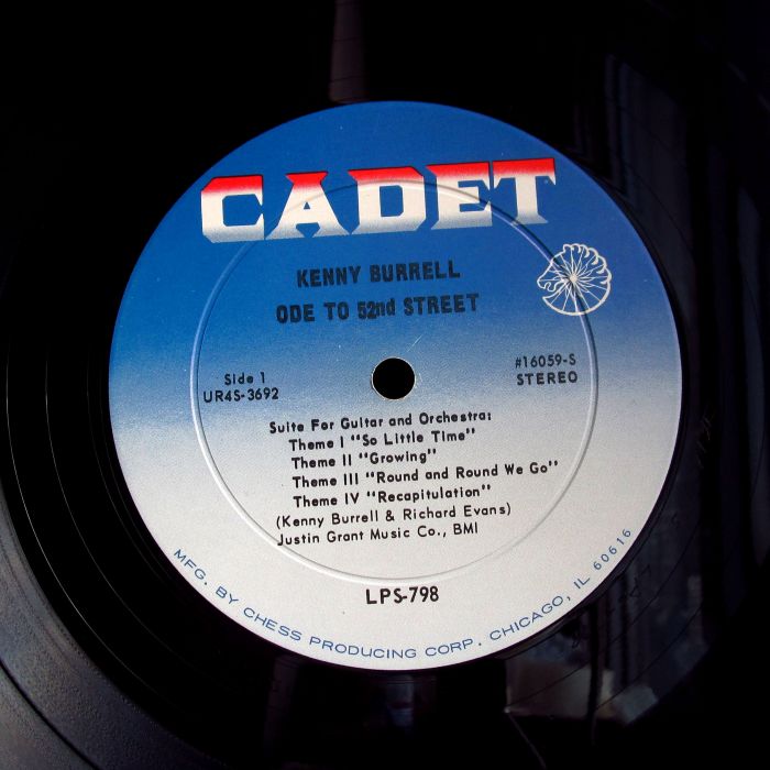Платівка Кенні Беррелл | Kenny Burrell – Ode To 52nd Street