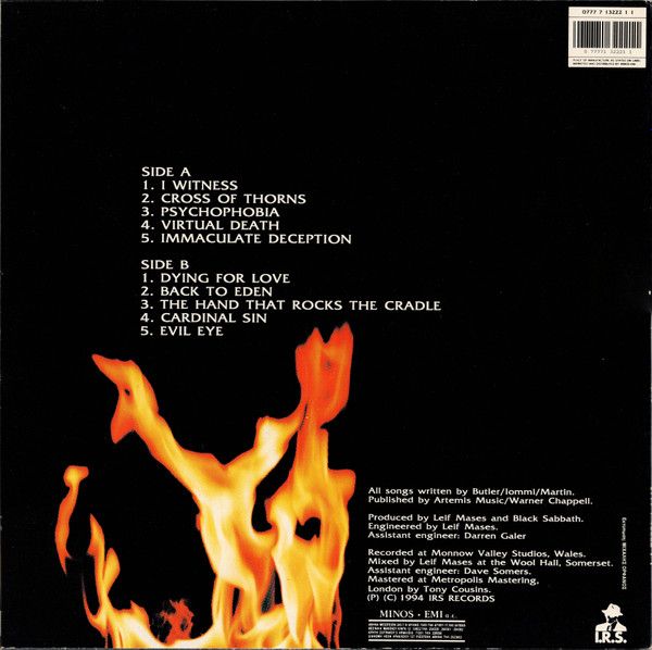 Платівка Black Sabbath – Cross Purposes | Блек Сабат