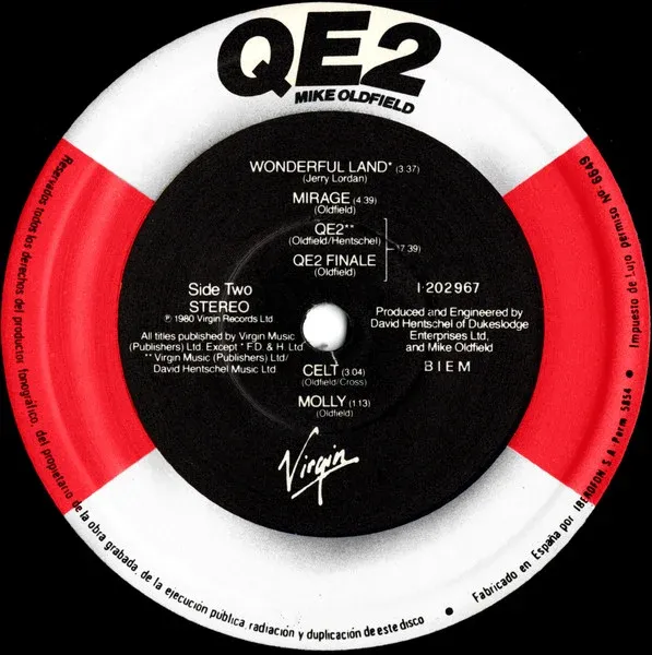 Платівка Mike Oldfield – QE2 | Майк Олдфілд