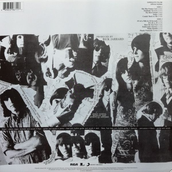 Платівка Jefferson Airplane – Surrealistic Pillow|Літак Джефферсона-Сюрреалістична подушка