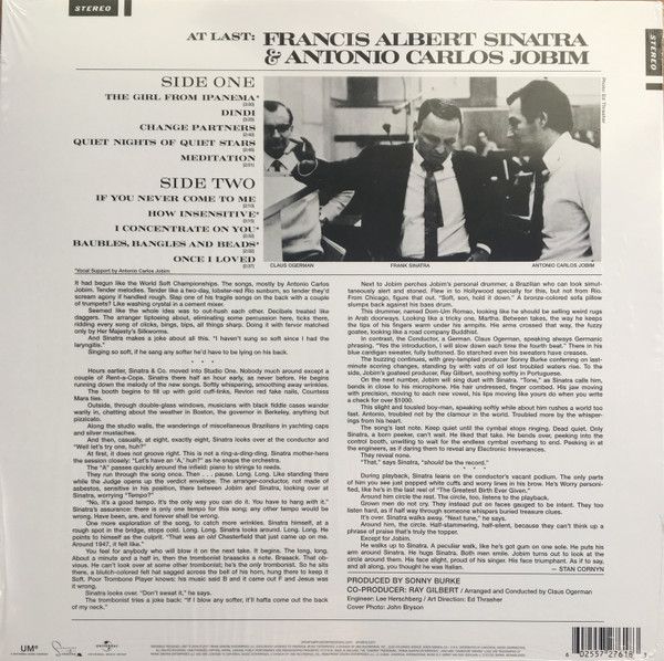 Платівка Francis Albert Sinatra & Antonio Carlos Jobim – Francis Albert Sinatra & Antonio Carlos Jobim|Френк Сінатра та Антоніо Карлос Жобім