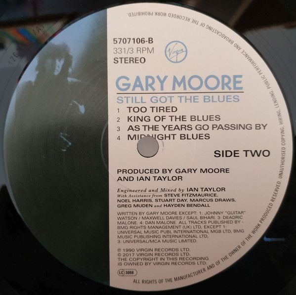 Платівка Gary Moore – Still Got The Blues | Гері Мур