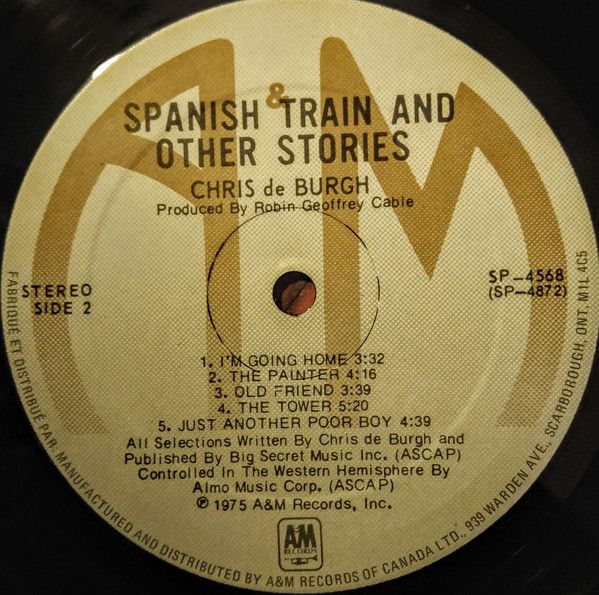 Платівка Chris de Burgh – Spanish Train And Other Stories | Кріс де Бург