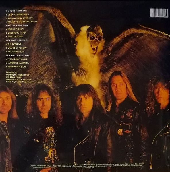 Платівка Iron Maiden – Fear Of The Dark|Залізна діва-Боятися темряви(2xLP)
