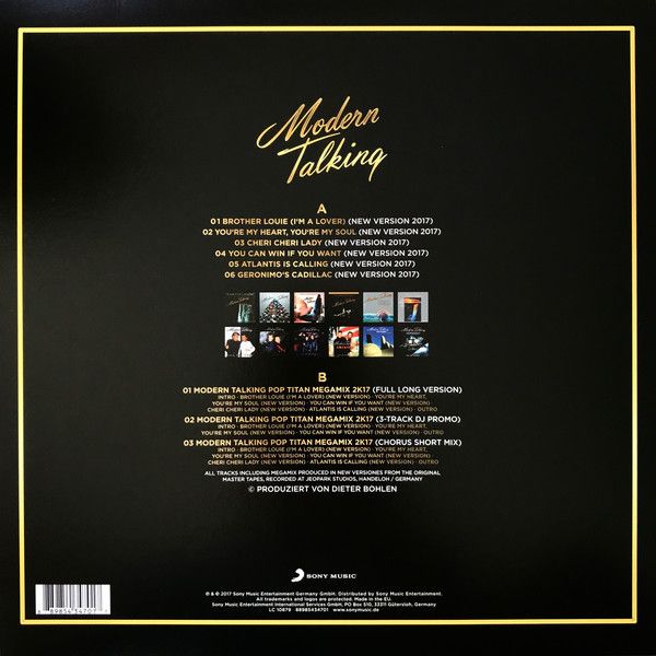 Платівка Modern Talking – Back For Gold - The New Versions|Модерн Токінг – Назад По Золото