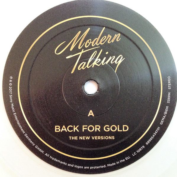 Платівка Modern Talking – Back For Gold - The New Versions|Модерн Токінг – Назад По Золото