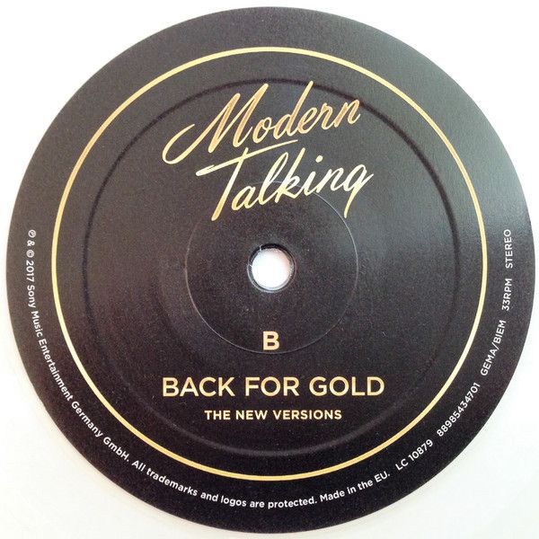 Платівка Modern Talking – Back For Gold - The New Versions|Модерн Токінг – Назад По Золото