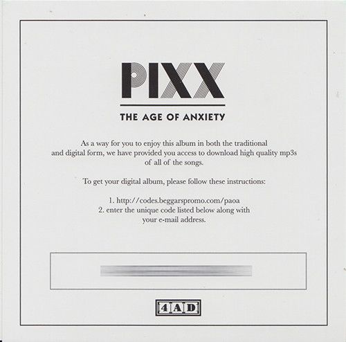 Платівка Pixx – The Age Of Anxiety|Ганна Роджерс