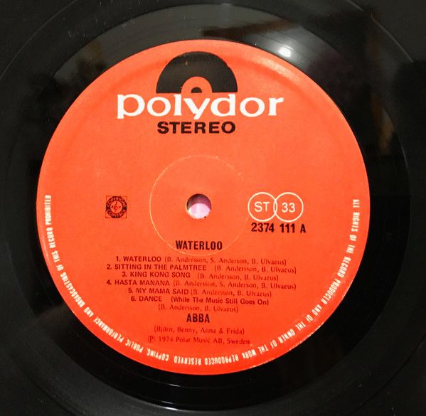 Платівка ABBA, (Bjorn, Benny, Anna & Frida) – Waterloo