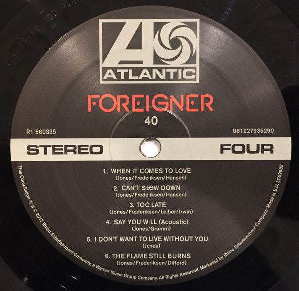 Платівка Foreigner – 40|Іноземець-40(2xLP)