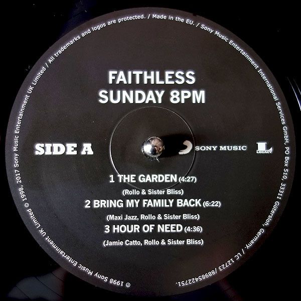 Платівка Faithless – Sunday 8PM|Невірний-Неділя 20:00(2xLP)