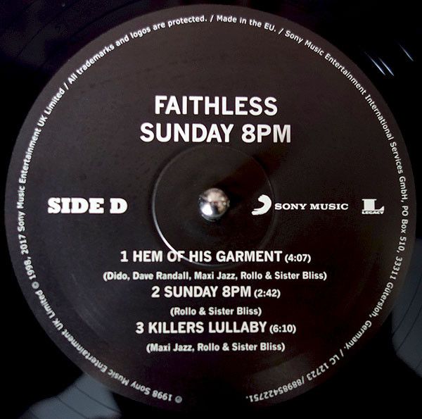 Платівка Faithless – Sunday 8PM|Невірний-Неділя 20:00(2xLP)