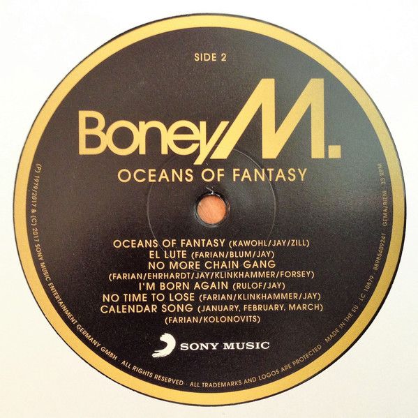 Платівка Boney M - Oceans Of Fantasy|Боні М.- Океани фантазії