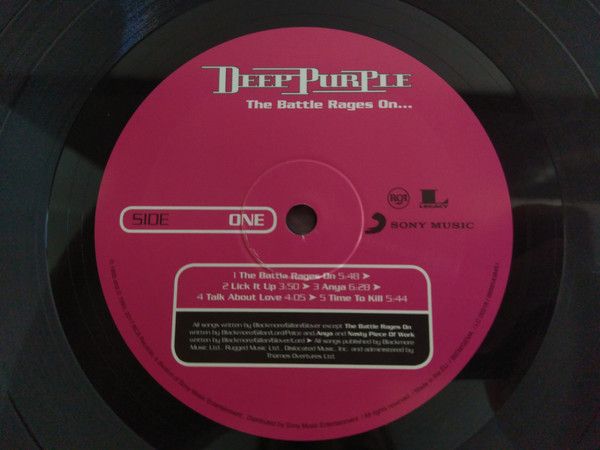 Платівка Deep Purple – The Battle Rages On...|Глибокий фіолетовий-Битва триває...