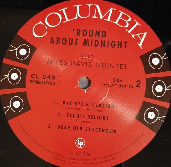 Платівка Miles Davis - Round About Midnight|Майлз Девіс-Приблизно опівночі
