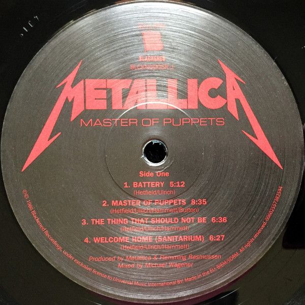 Платівка Metallica – Master Of Puppets|Металіка-Лялькар