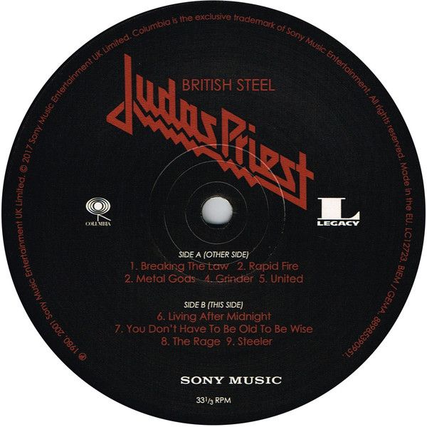 Платівка Judas Priest – British Steel
