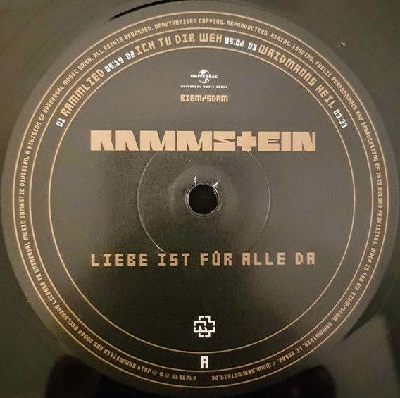 Платівка Рамштайн - Любов є для кожного | Rammstein – Liebe Ist Fur Alle Da(2xLP)