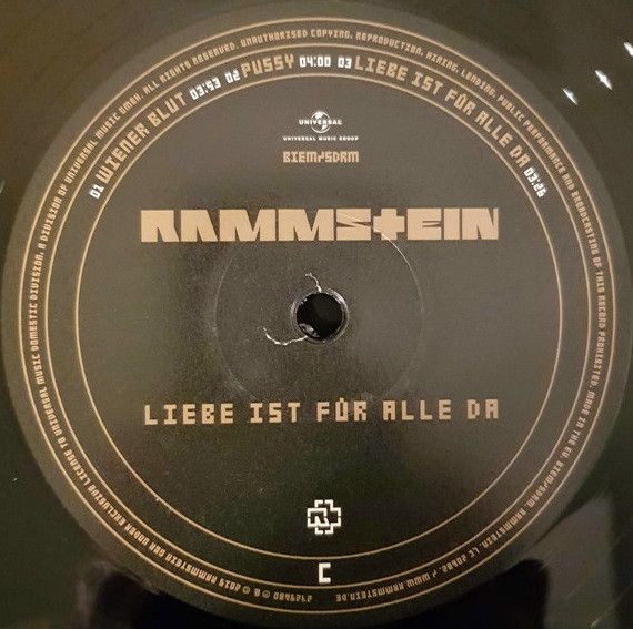 Платівка Рамштайн - Любов є для кожного | Rammstein – Liebe Ist Fur Alle Da(2xLP)